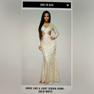 After 5 gown/prom